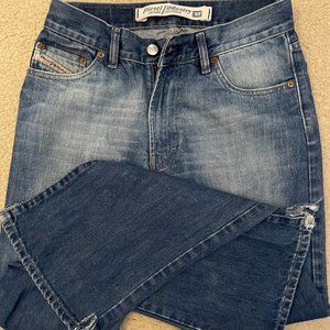 Women's Diesel Low-rise Straight Leg Denim Jeans